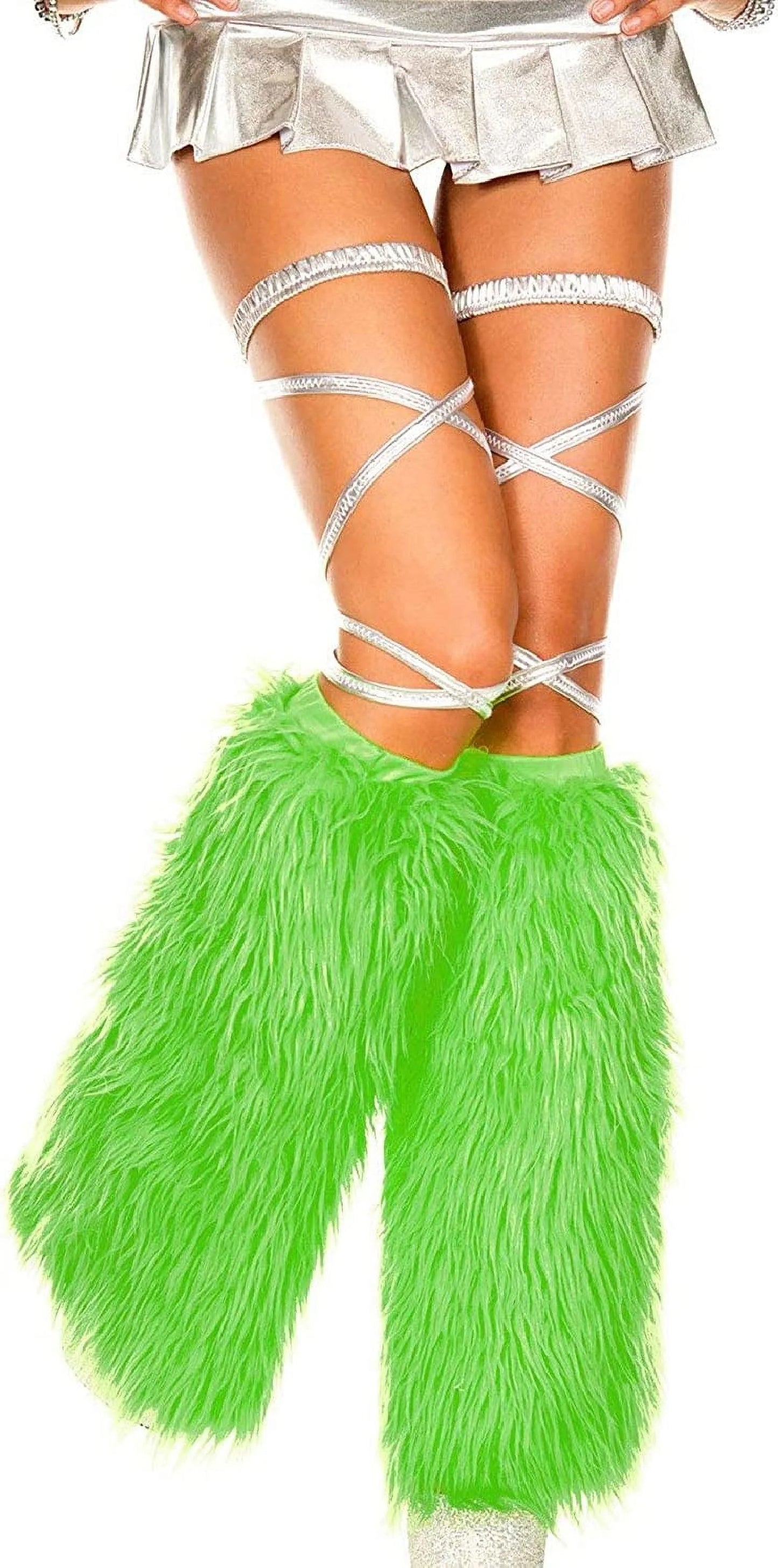 Fluff Fantasy Furry Leg Warmers – One Size