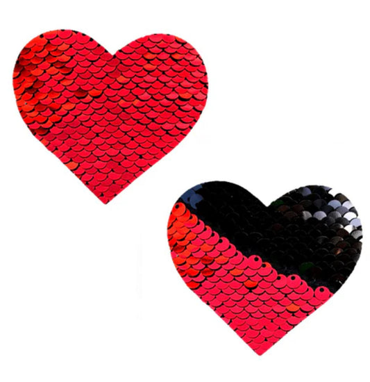 Flip the Script Sequin Heart Pasties