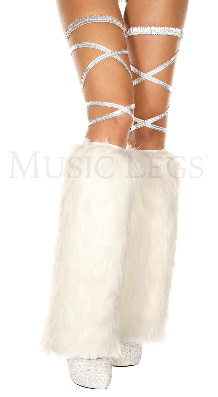 Fluff Fantasy Furry Leg Warmers – One Size
