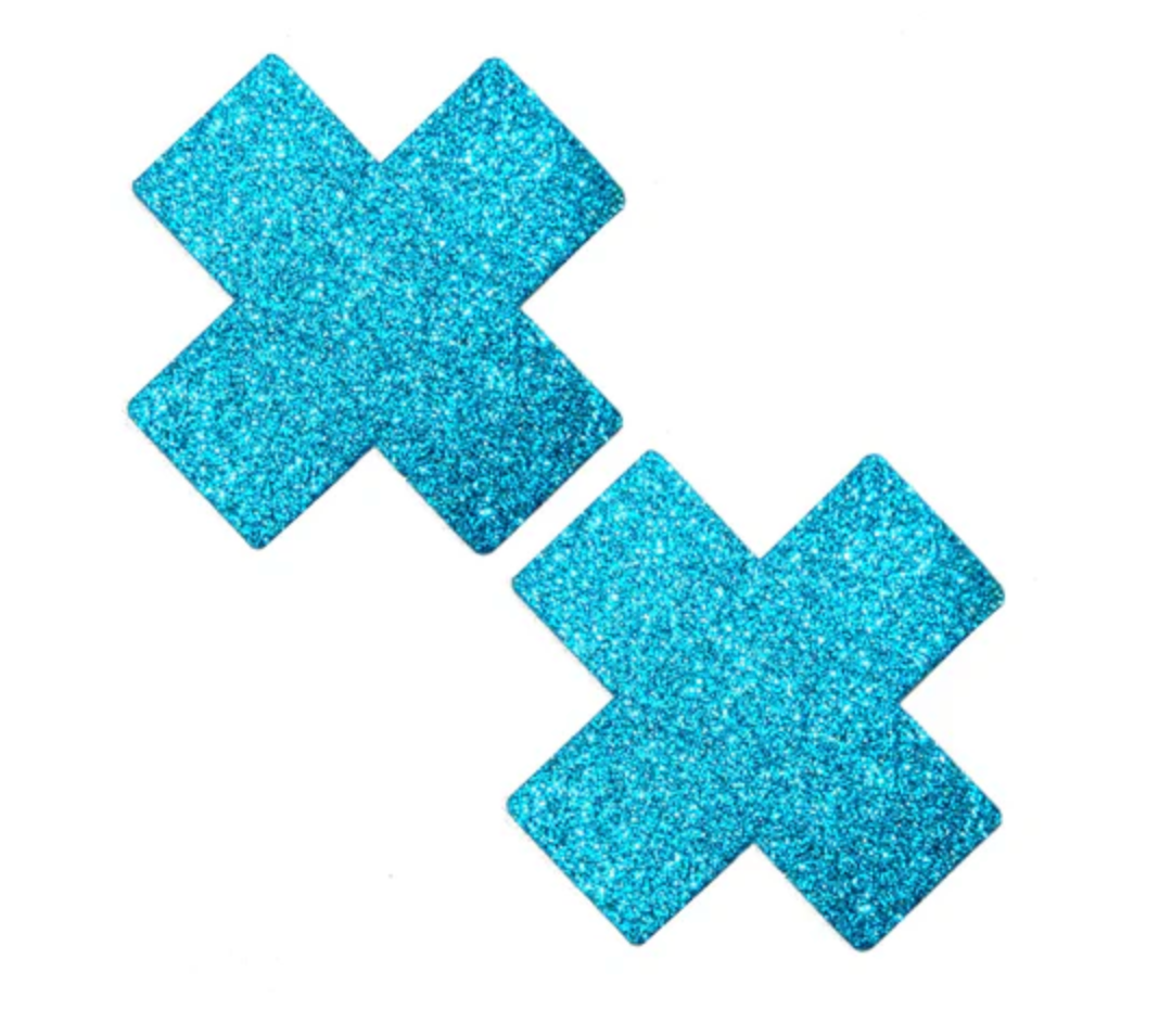 X Glitter Nipple Cover Pasties