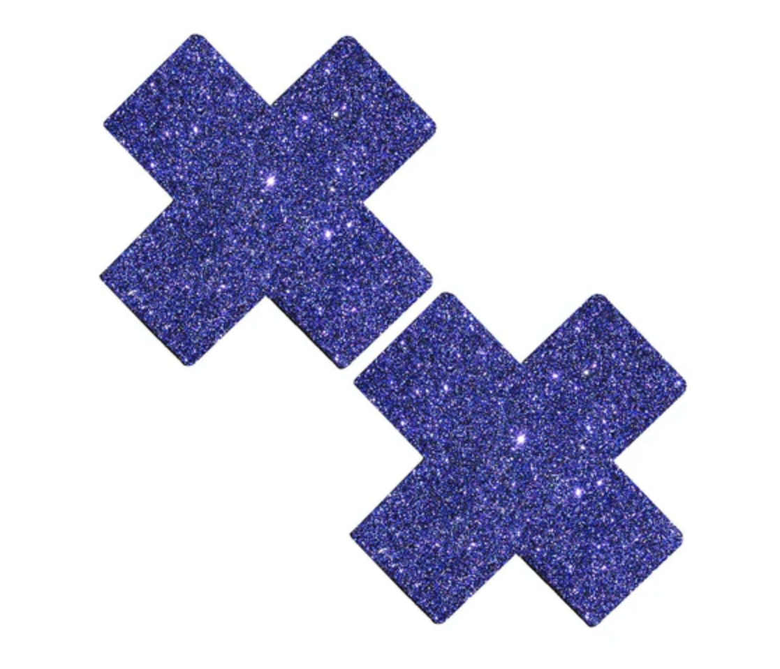 X Glitter Nipple Cover Pasties