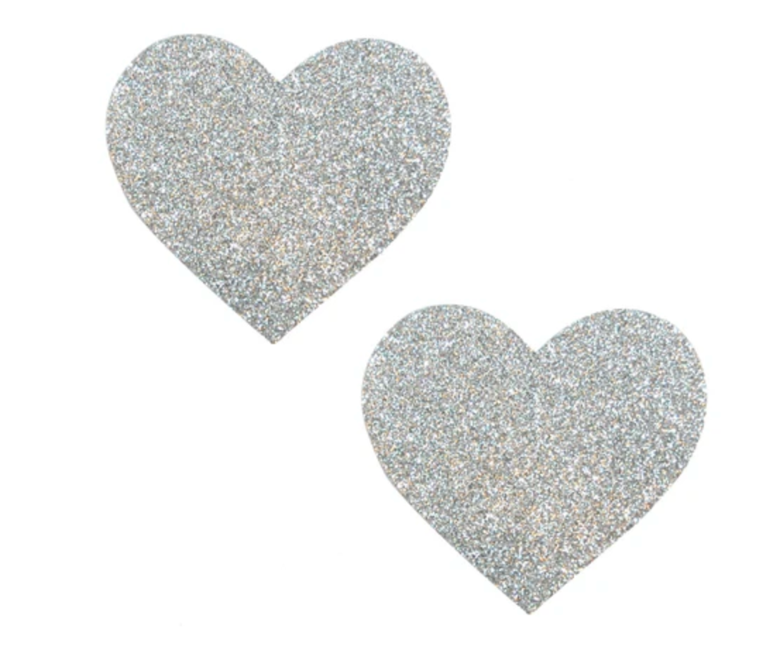 Glitter Heart Nipple Covers – Sparkle With Every Move