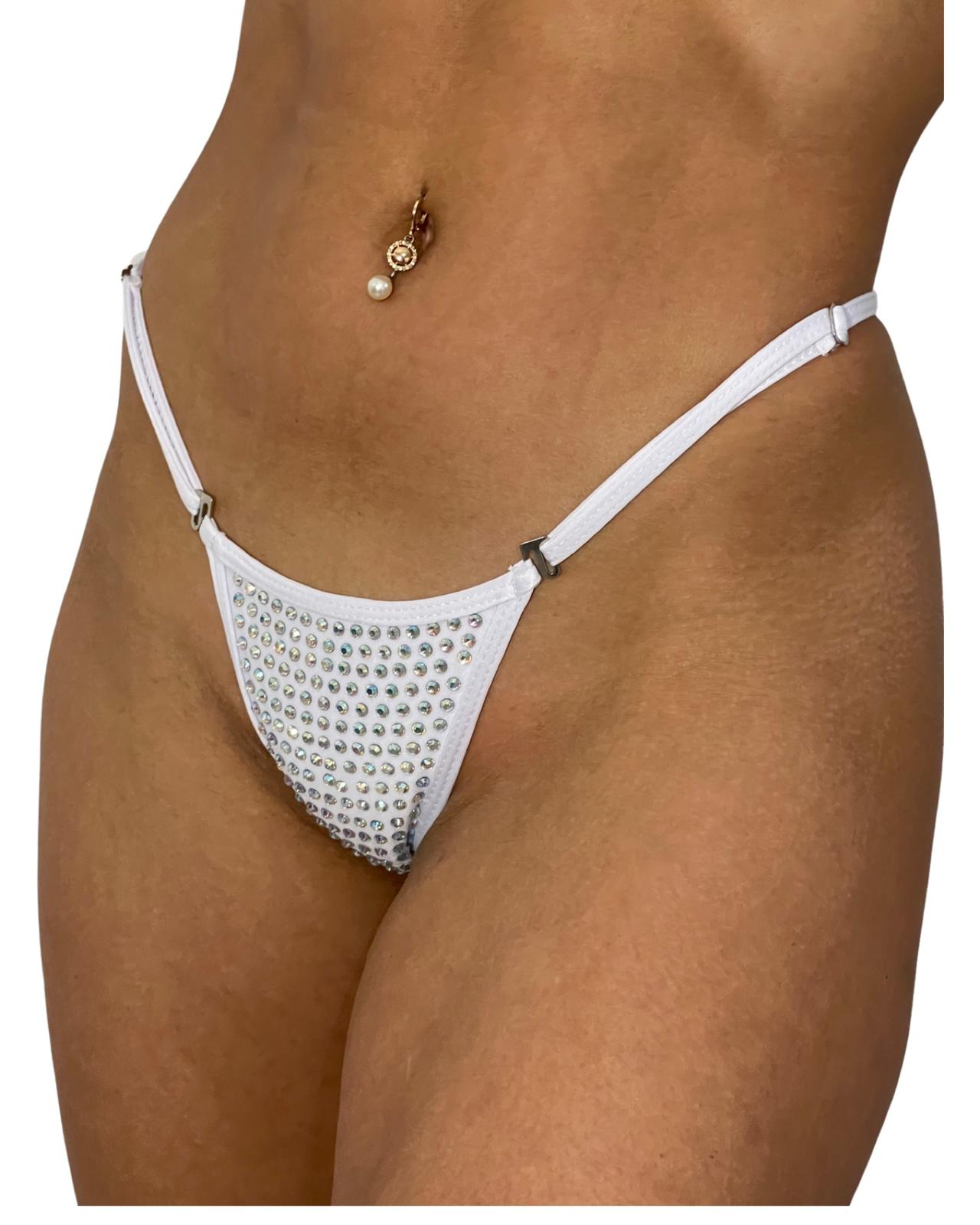 4A Woman's Loose Thread Without Triangle Back, With Stones - Made to order
