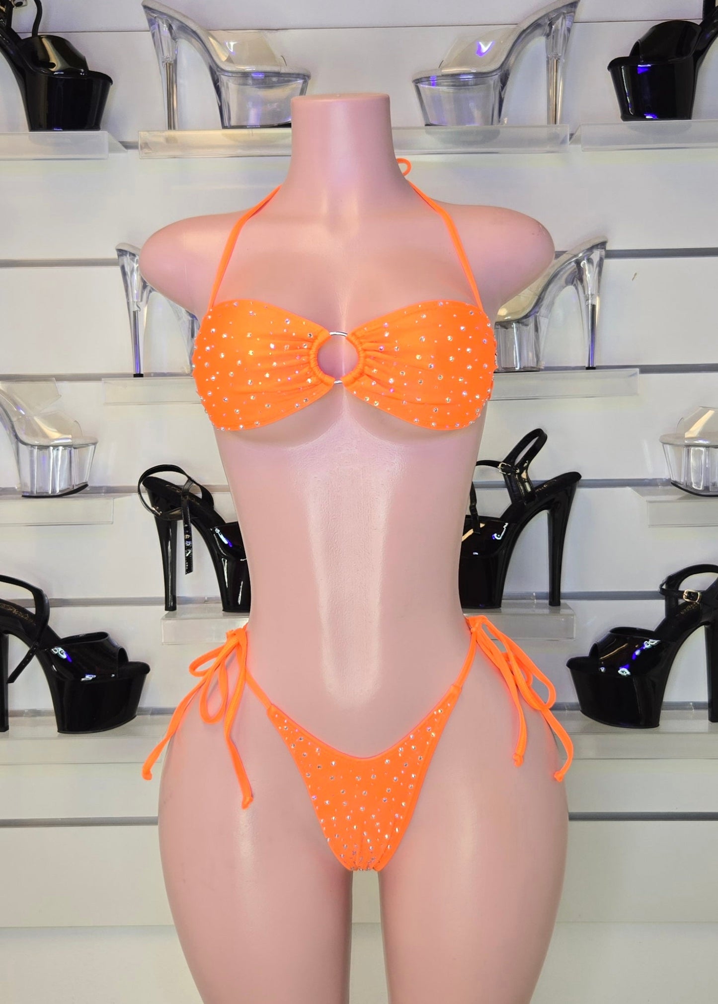 10B Set Centauro With Stones Exotic Stripper Dance Bikini